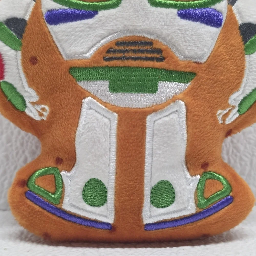 Chewy Pixar Buzz Lightyear Gingerbread Cookie Squeak Plush Toy